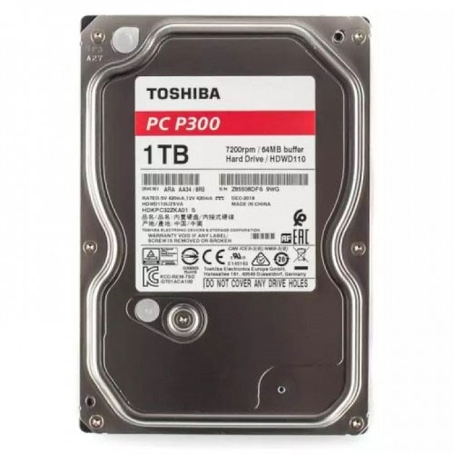 Toshiba P300 1TB 3.5″ SATA CCTV Compatible Internal Hard Drive – 7200 RPM