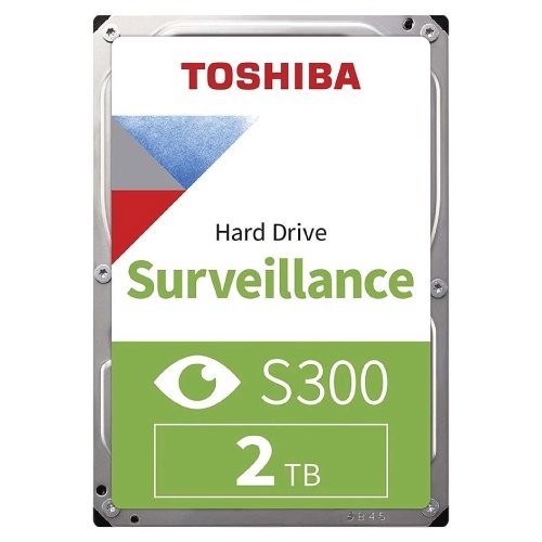 Toshiba S300 2TB 5400rpm 3.5″ Surveillance Hard Drive
