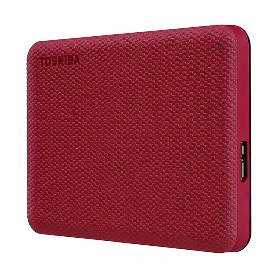 Toshiba Canvio Advance 2TB USB 3.2 Gen 1 Red Portable External Hard Disk Drive